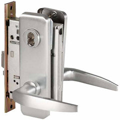 Best - Office Lever Lockset for 1-3/4" Thick Doors - Americas Industrial Supply