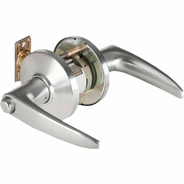 Best - Passage Lever Lockset for 1-3/4 to 2-1/4" Thick Doors - Americas Industrial Supply