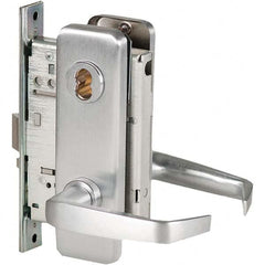 Best - Storeroom Lever Lockset for 1-3/4" Thick Doors - Americas Industrial Supply