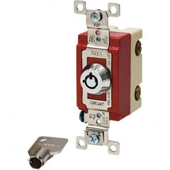 Bryant Electric - Key Switches Switch Type: 4 Tumbler Switch Sequence: On-Off - Americas Industrial Supply