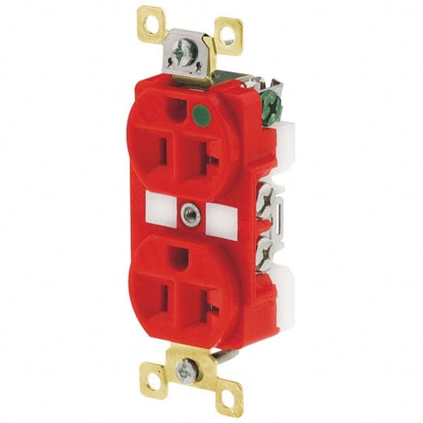 Bryant Electric - Straight Blade Receptacles Receptacle Type: Duplex Receptacle Grade: Hospital - Americas Industrial Supply