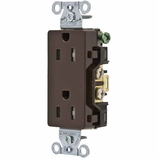 Bryant Electric - Straight Blade Receptacles Receptacle Type: Duplex Receptacle Grade: Commercial - Americas Industrial Supply