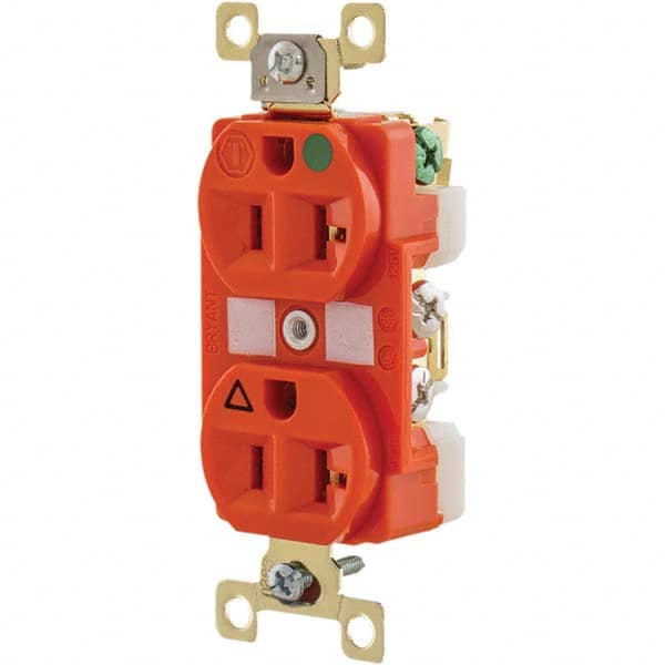 Bryant Electric - Straight Blade Receptacles Receptacle Type: Duplex Receptacle Grade: Hospital - Americas Industrial Supply