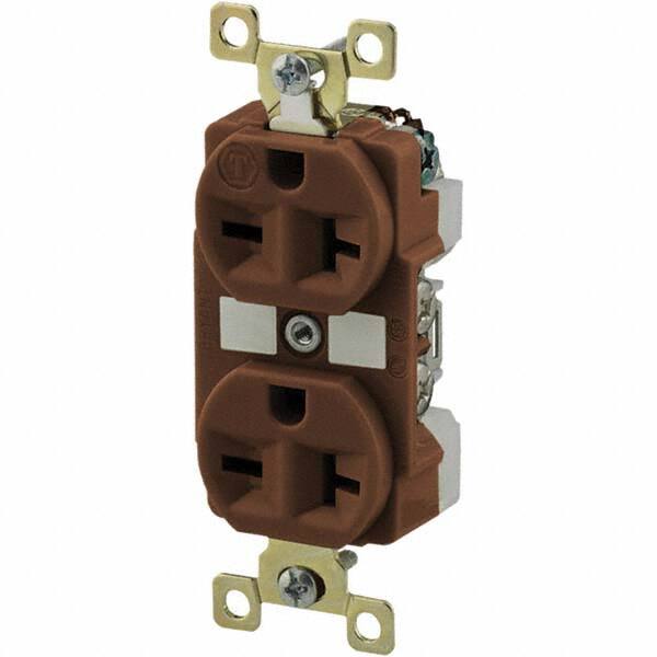 Bryant Electric - Straight Blade Receptacles Receptacle Type: Duplex Receptacle Grade: Industrial - Americas Industrial Supply