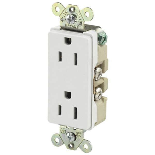 Bryant Electric - Straight Blade Receptacles Receptacle Type: Duplex Receptacle Grade: Industrial - Americas Industrial Supply