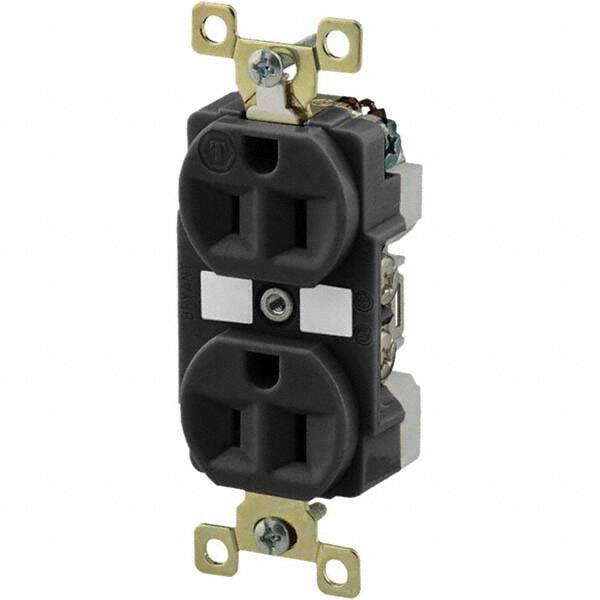 Bryant Electric - Straight Blade Receptacles Receptacle Type: Duplex Receptacle Grade: Industrial - Americas Industrial Supply