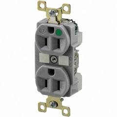 Bryant Electric - Straight Blade Receptacles Receptacle Type: Duplex Receptacle Grade: Hospital - Americas Industrial Supply