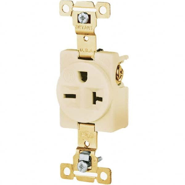 Bryant Electric - Straight Blade Receptacles Receptacle Type: Single Receptacle Grade: Industrial - Americas Industrial Supply