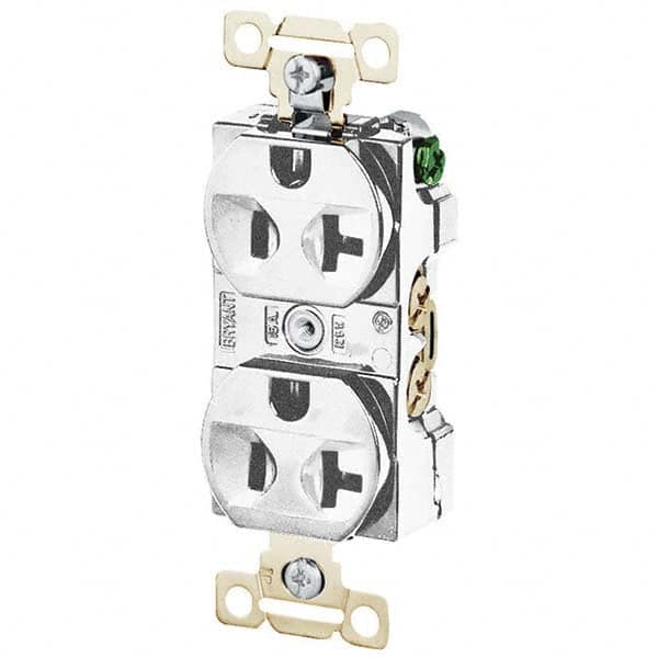 Bryant Electric - Straight Blade Receptacles Receptacle Type: Duplex Receptacle Grade: Industrial - Americas Industrial Supply