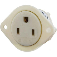 Bryant Electric - Straight Blade Receptacles Receptacle Type: Flanged Receptacle Grade: Industrial - Americas Industrial Supply