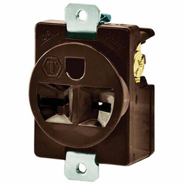 Bryant Electric - Straight Blade Receptacles Receptacle Type: Single Receptacle Grade: Industrial - Americas Industrial Supply