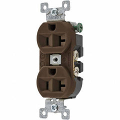 Bryant Electric - Straight Blade Receptacles Receptacle Type: Duplex Receptacle Grade: Specification - Americas Industrial Supply