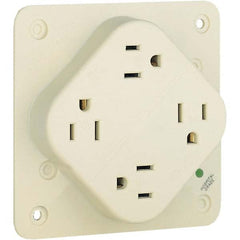 Bryant Electric - Straight Blade Receptacles Receptacle Type: Fourplex Receptacle Grade: Hospital - Americas Industrial Supply