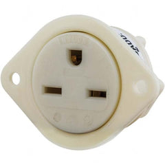 Bryant Electric - Straight Blade Receptacles Receptacle Type: Flanged Receptacle Grade: Industrial - Americas Industrial Supply