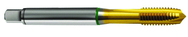M4x0.70 6H Mod -Flute Cobalt Green Ring Spiral Point Plug Tap-TiN - Americas Industrial Supply