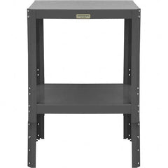 Durham - Stationary Work Benches, Tables Type: Machine Work Table Top Material: 16 Gauge Steel - Americas Industrial Supply