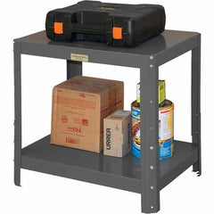 Durham - Stationary Work Benches, Tables Type: Machine Work Table Top Material: 16 Gauge Steel - Americas Industrial Supply