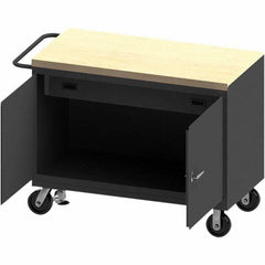 Durham - Mobile Work Benches Type: Cabinet Bench Length: 54-1/8 (Inch) - Americas Industrial Supply