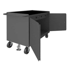 Durham - Mobile Work Benches Type: Cabinet Bench Length: 54-1/8 (Inch) - Americas Industrial Supply