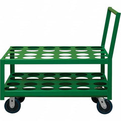 Durham - 1,400 Lb Capacity, 24-1/4" Wide x 39" Long x 37-1/2" High Medical Cylinder Cart - Americas Industrial Supply