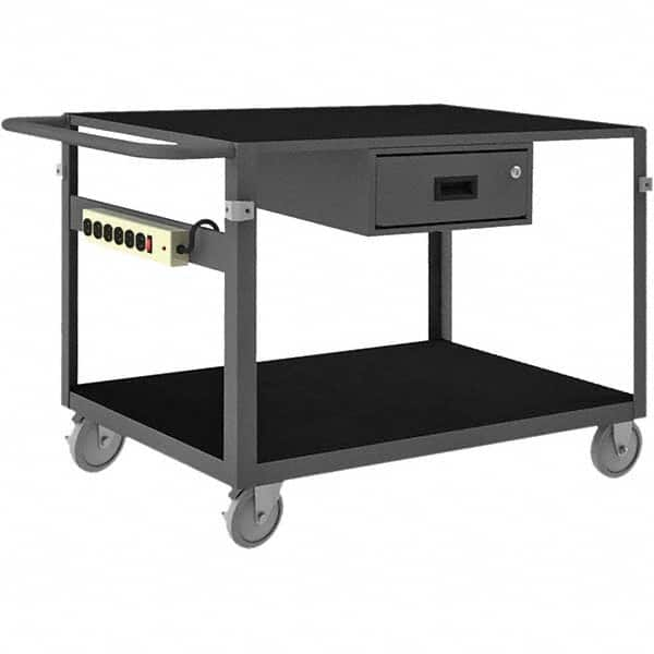 Durham - 1,000 Lb Capacity, 25-1/8" Wide x 42-11/16" Long x 34" High Instrument Cart - Americas Industrial Supply