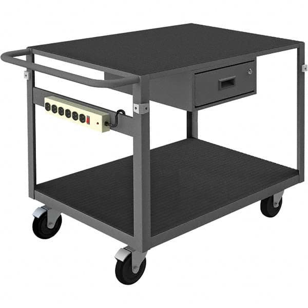 Durham - 1,000 Lb Capacity, 25-1/8" Wide x 42-11/16" Long x 31" High Instrument Cart - Americas Industrial Supply