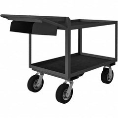 Durham - 1,200 Lb Capacity, 24-1/4" Wide x 52-3/8" Long x 38" High Mobile Cart - Americas Industrial Supply