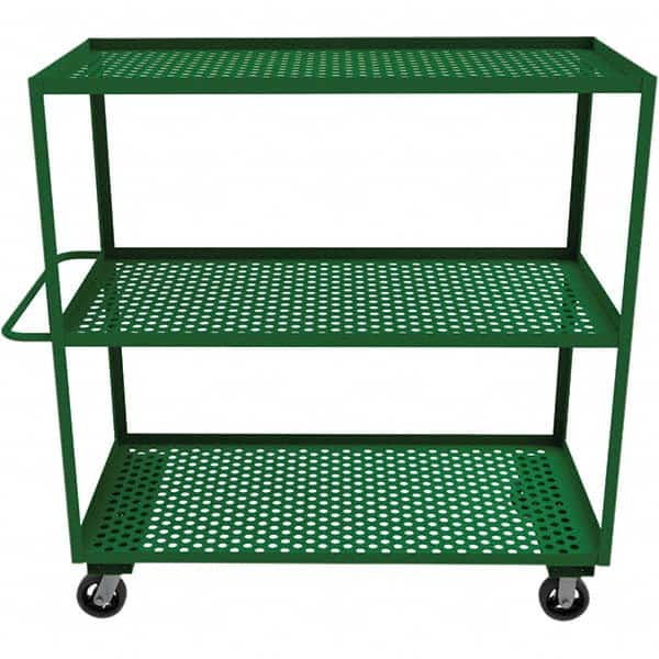 Durham - 1,200 Lb Capacity, 30-1/4" Wide x 66-1/4" Long x 63" High Mobile Cart - Americas Industrial Supply