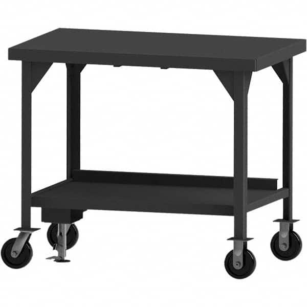 Durham - Mobile Work Benches Type: Heavy-Duty Workbench Length: 84 (Inch) - Americas Industrial Supply
