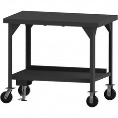 Durham - Mobile Work Benches Type: Heavy-Duty Workbench Length: 84 (Inch) - Americas Industrial Supply