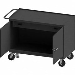 Durham - Mobile Work Benches Type: Cabinet Bench Length: 54-1/8 (Inch) - Americas Industrial Supply