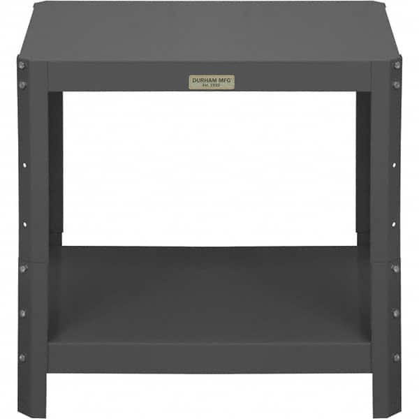 Durham - Stationary Work Benches, Tables Type: Machine Work Table Top Material: 16 Gauge Steel - Americas Industrial Supply