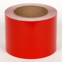 Cobra Systems - Labels, Ribbons & Tapes; Type: Vinyl Tape ; Color: Red ; For Use With: VNM8 ; Width (Inch): 5 ; Length (Feet): 75 ; Material: Vinyl - Exact Industrial Supply