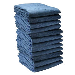 US Cargo Control - Tarps & Dust Covers; Material: Cotton/Microfiber ; Length (Inch): 80 ; Width (Inch): 72 ; Grommet: No ; Color: Blue - Exact Industrial Supply