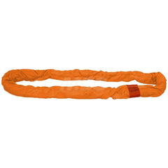 Sling: 2.13″ Wide, 13' Long, 25,000 lb Vertical, 20,000 lb Choker, 50,000 lb Basket, Dyneema & Nylon Orange