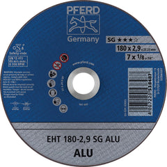 PFERD - Cutoff Wheels; Tool Compatibility: Angle Grinder ; Wheel Diameter (Inch): 7 ; Wheel Thickness (Inch): 1/8 ; Abrasive Material: Aluminum Oxide/Silicon Carbide ; Maximum RPM: 8500.000 ; Grit: 30 - Exact Industrial Supply