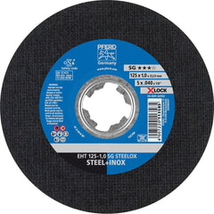 PFERD - Cutoff Wheels; Tool Compatibility: Angle Grinder ; Wheel Diameter (Inch): 5 ; Wheel Thickness (Inch): 0.0400 ; Abrasive Material: Aluminum Oxide ; Maximum RPM: 12200.000 ; Grit: 46 - Exact Industrial Supply