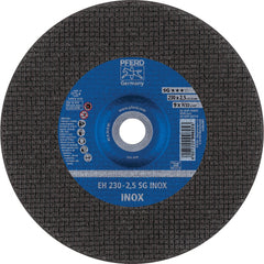 PFERD - Depressed-Center Wheels; Hole Size (Inch): 7/8 ; Connector Type: Arbor ; Wheel Type Number: Type 27 ; Abrasive Material: Aluminum Oxide ; Maximum RPM: 6600.000 ; Grit: 46 - Exact Industrial Supply