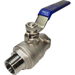 Midwest Control - Ball Valves; Type: Standard ; Pipe Size (Inch): 1 ; Material: Stainless Steel ; Style: In-Line - Exact Industrial Supply