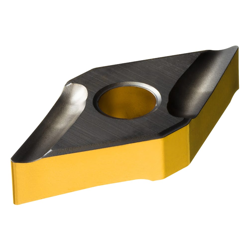 Turning Insert:  DNMG 15 04 04R-K 4415,  Solid Carbide TiCN, Al2O3 & TiN Finish,  Right Hand,  0.0156″ Corner Radius,  N/A Diamond 55 ™,  Series  DNMG..R & L-K