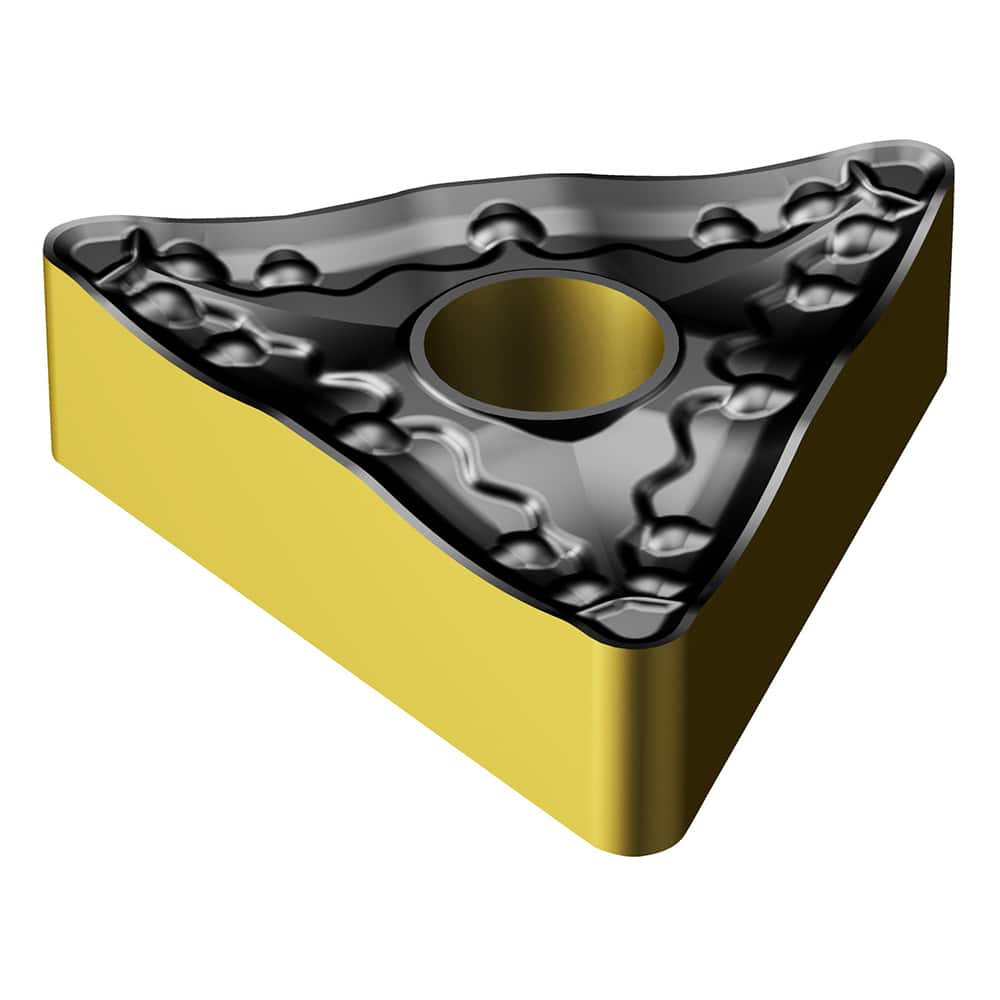 TNMM432-PR 4425 Carbide Turning Insert Al2O3/TiN/TiCN Finish, Neutral, 1/2″ Inscribed Circle, 0.0313″ Corner Radius, 3/16″ Thick, 60° Triangle