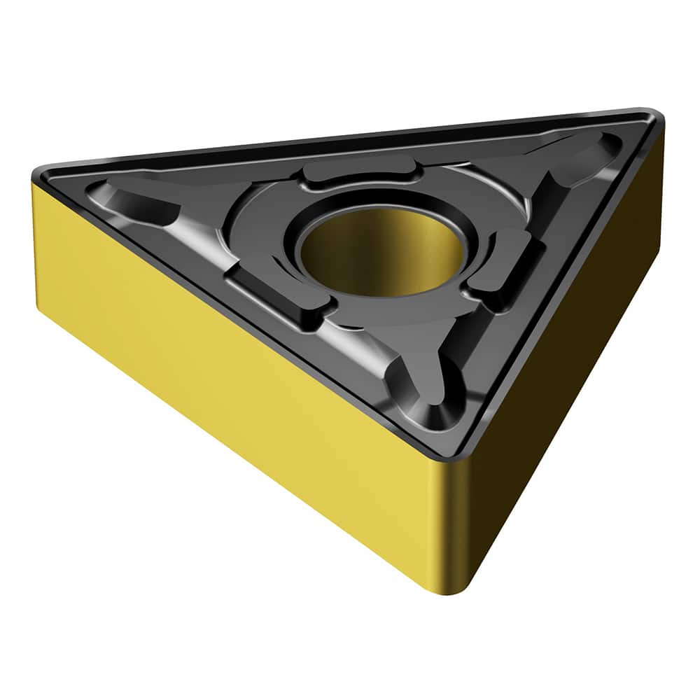 Turning Insert:  TNMG 33 09 24-PR 4425,  Solid Carbide TiCN, Al2O3 & TiN Finish,  Neutral,  0.0938″ Corner Radius,  N/A Triangle,  Series  TNMG-PR