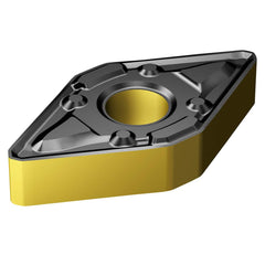 Turning Insert:  DNMX 15 04 12-WM 4425,  Solid Carbide TiCN, Al2O3 & TiN Finish,  Neutral,  0.0469″ Corner Radius,  N/A Diamond 55 ™,  Series  DNMX-WM