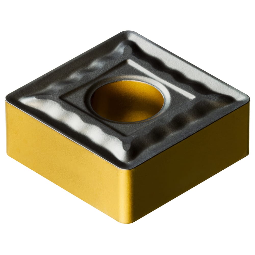 Turning Insert:  SNMG 12 04 16-QM 4415,  Solid Carbide TiCN, Al2O3 & TiN Finish,  Neutral,  0.0625″ Corner Radius,  N/A Square,  Series  SNMG-QM