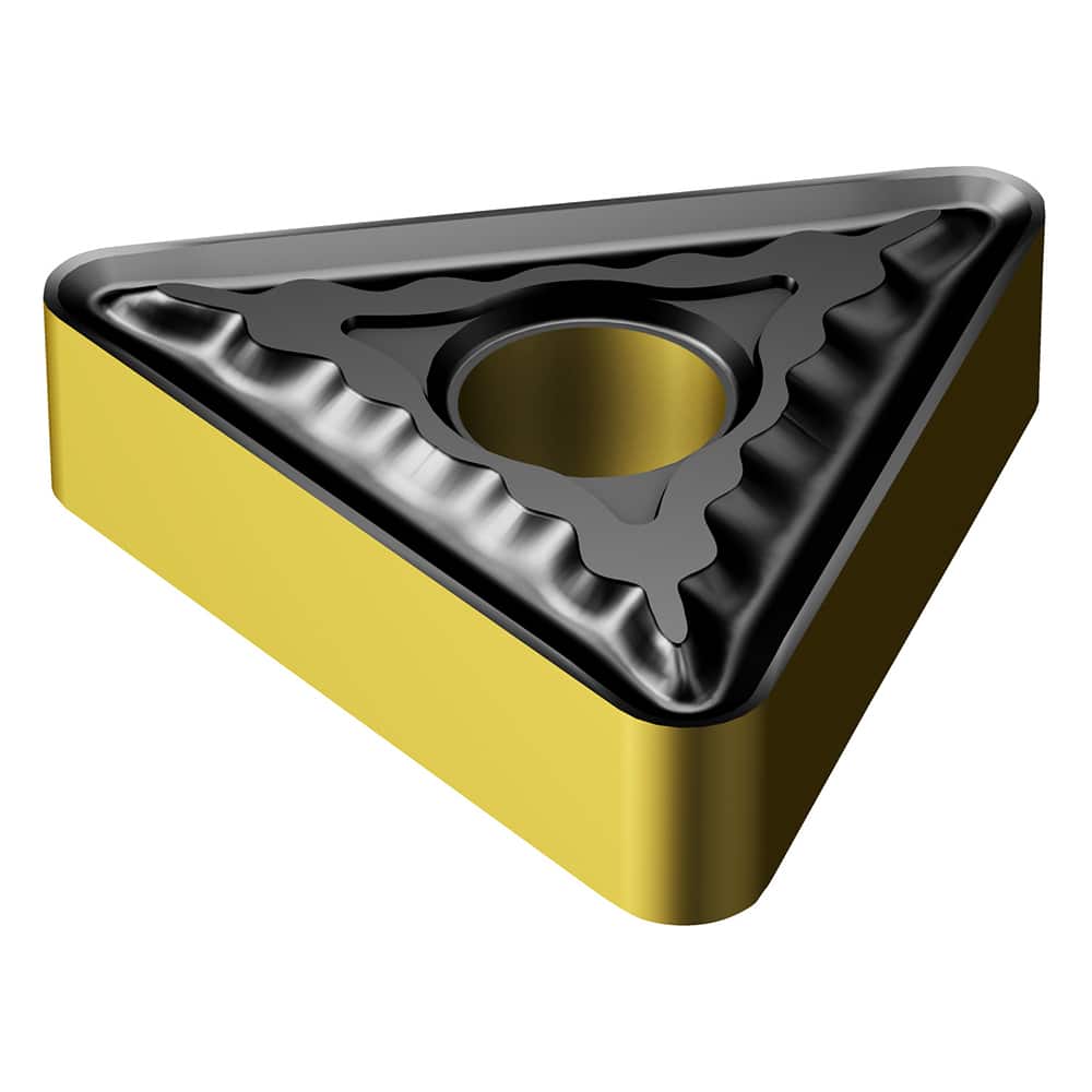 TNMG433-QM 4425 Carbide Turning Insert Al2O3/TiN/TiCN Finish, Neutral, 1/2″ Inscribed Circle, 0.0469″ Corner Radius, 3/16″ Thick, 60° Triangle