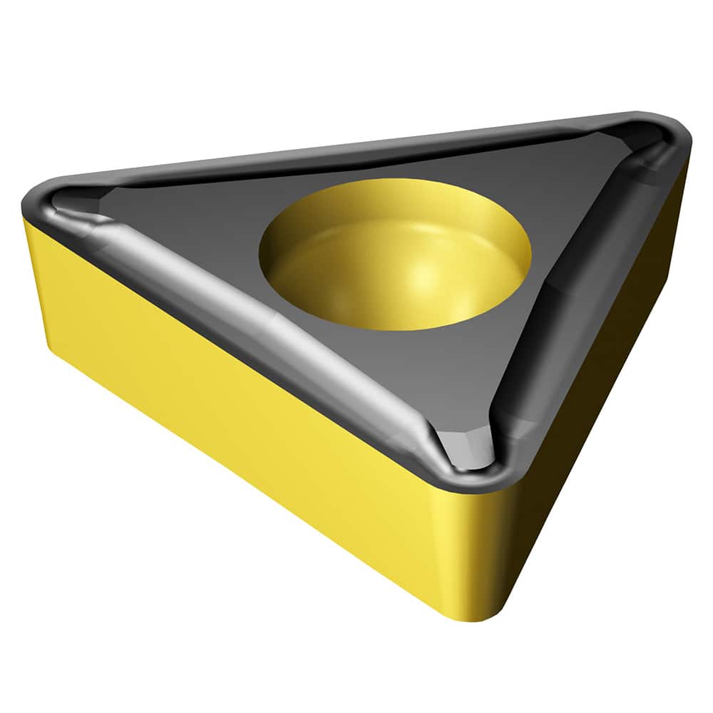 TCMT21.52-UF 4415 Carbide Turning Insert Al2O3/TiN/TiCN Finish, Neutral, 1/4″ Inscribed Circle, 0.0313″ Corner Radius, 3/32″ Thick, 60° Triangle
