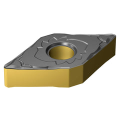 DNMG432-SF S205 Carbide Turning Insert Al2O3/TiN/TiCN Finish, Neutral, 1/2″ Inscribed Circle, 0.0313″ Corner Radius, 3/16″ Thick, 55° Triangle