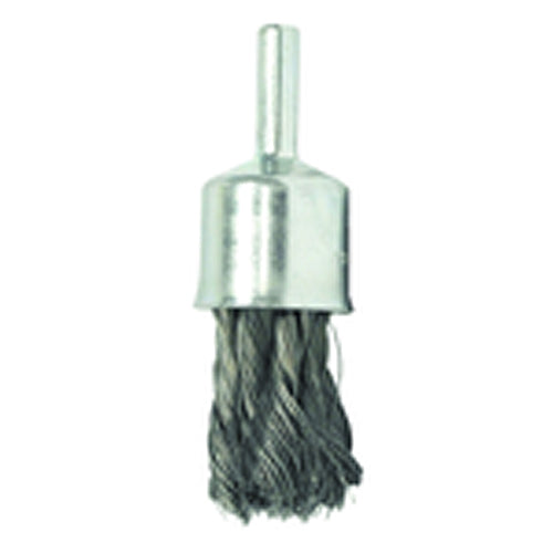 1/2″ Diameter - Knot Type Steel Wire End Brush - Americas Industrial Supply