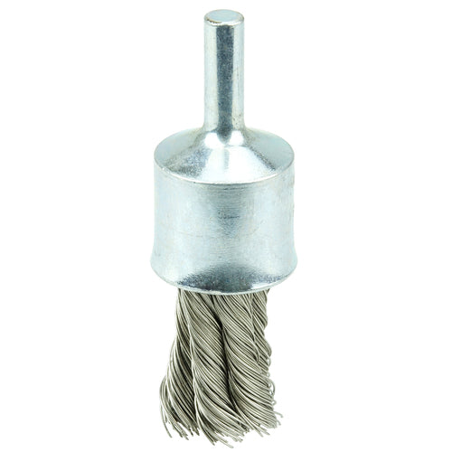 1/2″ Diameter - Knot Type Stainless End Brush - Americas Industrial Supply