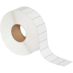 Value Collection - Pack of 4 Rolls, 5,087 Labels per Roll, 2-1/4" x 1-1/4" White Topcoated Facestock Thermal Labels - Americas Industrial Supply
